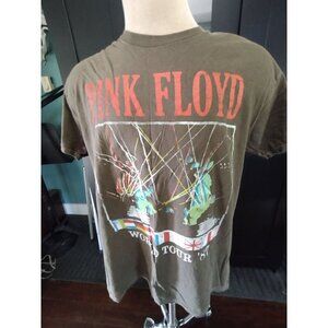Pink Floyd official tshirt unisex Large new without tags brown